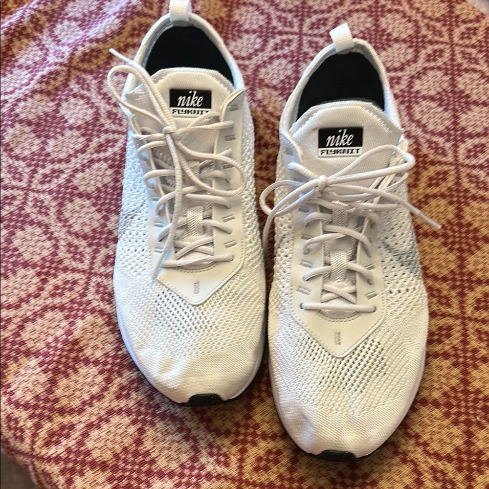 Nike Flyknit Women’s White Athletic Shoes